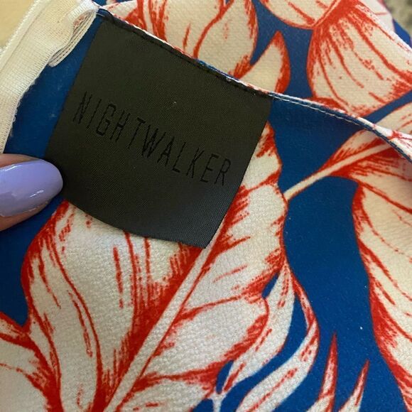 NWOT Tropical Dress by Nightwalker Sz S - Picture 8 of 9